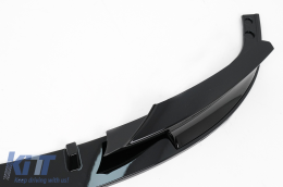 Labbro spoiler paraurti per BMW Serie 3 F30 Berlina F31 Touring 11-19 nero lucido-image-6100992