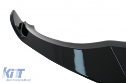 Labbro Spoiler paraurti per BMW X3 G01 X4 G02 2018-2020 M Sport Design Lucido Nero-image-6083231