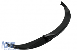 Labbro Spoiler per BMW 5 E60 E61 M5 OE paraurti 03-10 nero lucido-image-6083774