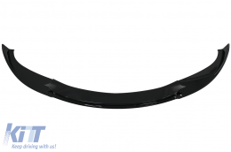 Labbro Spoiler per BMW 5 E60 E61 M5 OE paraurti 03-10 nero lucido-image-6083780