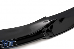 Labbro Spoiler per BMW 5 E60 E61 M5 OE paraurti 03-10 nero lucido-image-6083784