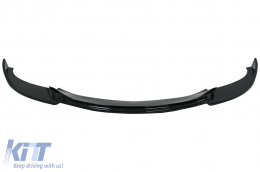 Labio Alerón para BMW 5 E60 E61 M5 OE parachoques 03-10 negro brillante-image-6083781