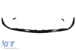 Labio frontal Extensión Aletas Aero para Mercedes GLA H247 Sport Line 2020+ Negro brillante-image-6091197