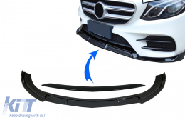 Labio parachoques para Mercedes Clase E W213 S213 C238 16-19 Sport Look-image-6083578