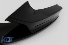 Labio Spoiler para BMW 2 F22 F23 2013+ Coupe Cabrio M-Performance Look Negro brillante-image-6076956