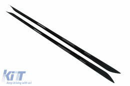 Labio Spoiler para BMW 3 G20 G21 18+ Faldones M Sport Negro brillante-image-6084954