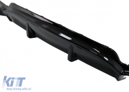 Labio Spoiler para BMW 4 F32 F33 F36 13-03.19 Difusor Mellizo Único Salida M Look-image-6048507