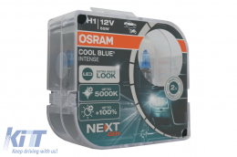 Lampe frontale OSRAM COOL BLUE INTENSE NEXT GEN H1 64150CBN-HCB 12V boîte 2 pcs-image-6088694