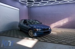 LED Фарове с Angel Eyes подходящи за BMW 3 Series E46 (09.2001-03.2005) Ксенон Дизайн Черен-image-6089013