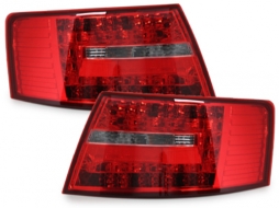 LED стопове подходящи за AUDI A6 4F Lim. 04-08 червен/кристал - RA19ELRC-image-60757