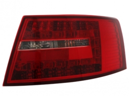 LED стопове подходящи за AUDI A6 4F Лимузина 04-08 _ червени/прозрачни-image-42288