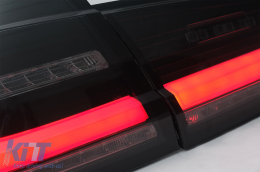 LED BAR Taillights suitable for BMW 3 Series F30 Pre LCI & LCI (2011-2019) Black Smoke with Dynamic Sequential Turning Light-image-6088380