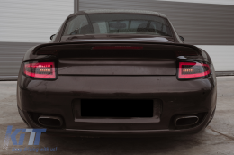 LED BAR Taillights suitable for Porsche 911 997 (2004-2009) Smoke with Dynamic Turning Signal-image-6099378