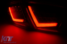 LED Bar Taillights suitable for Seat Leon 1P1 Facelift (03.2009-2012) Red-image-6108491