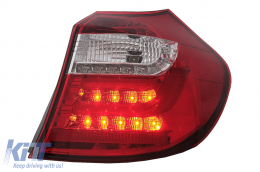 LED Barra luminosa Luci posteriori per BMW Serie 1 E81 E87 2004-08.2007 rosso chiaro-image-6088661