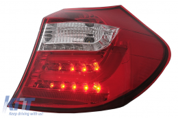 LED Barra luminosa Luci posteriori per BMW Serie 1 E81 E87 2004-08.2007 rosso chiaro-image-6088662