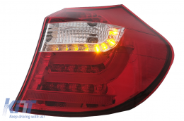 LED Barra luminosa Luci posteriori per BMW Serie 1 E81 E87 2004-08.2007 rosso chiaro-image-6088666