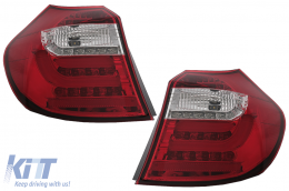 LED Barra luminosa Luci posteriori per BMW Serie 1 E81 E87 2004-08.2007 rosso chiaro-image-6088673