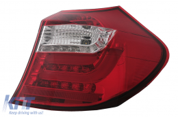 LED Barra luminosa Luci posteriori per BMW Serie 1 E81 E87 2004-08.2007 rosso chiaro-image-6088674