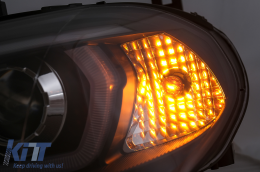 LED DRL Angel Eyes fényszórók BMW X5 E70 (2007-2013) fekete-image-6101904