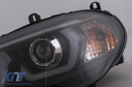 LED DRL Angel Eyes fényszórók BMW X5 E70 (2007-2013) fekete-image-6101907