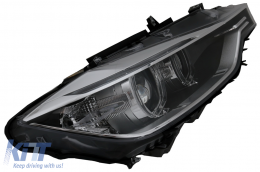 LED DRL Angel Eyes Headlights with Projector suitable for BMW 3 Series F30 F31 (2011-2015)-image-6038573