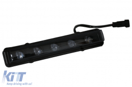 LED DRL Black Daytime Running Lights suitable for Mercedes G-Class W463 (1989-2012) G65 Design Black-image-6045137