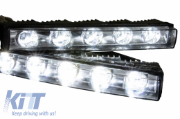 LED DRL Chrome Daytime Running Lights suitable for Mercedes G-Class W463 (1989-up) G65 Design-image-6045149