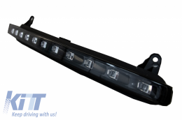 LED DRL Daytime Running Lights suitable for Audi Q7 4L (2006-2009) Turning Lights Facelift Design-image-56158