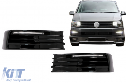 LED DRL Daytime Running Lights suitable for VW Transporter T6 (2015-Up)-image-6104070