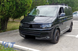 LED DRL Első lámpák VW Transporter T5 Multivan Facelift (2010-2015) U Tube Xenon kinézet-image-6083070