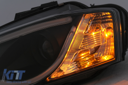 LED DRL Fari per Audi A3 8P Facelift Hatchback Sportback 2008-2012 Nero-image-6100093