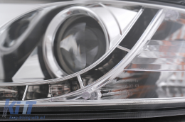 LED DRL Headlights suitable for Skoda Octavia II (03.2004-2008) Chrome-image-2797