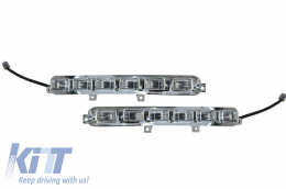 LED DRL Luces para extensión alerón parachoques para Mercedes Clase G W463 89-17-image-6025251