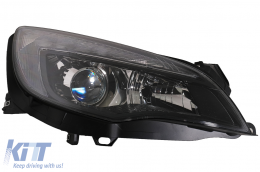 LED DRL Фарове подходящи за Opel Astra J (2010-2012) Черен-image-6079496