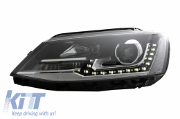 LED DRL Projector Headlights suitable for VW Jetta Mk6 VI (2011-2017) GTI Design-image-6040572