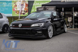 Фарове LED DRL , подходящи за VW Jetta Mk6 VI (2011-2017) Bi-Xenon Дизайн Динамичен Flowing Signals Demon Look-image-6027472