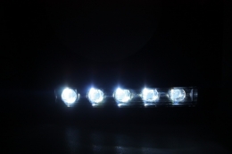 Капаци за фарове LED DRL Хром подходящи за Mercedes G-Class W463 (1989-2012) G65 Дизайн с Черен Фарове Bi-Xenon Look-image-6020074