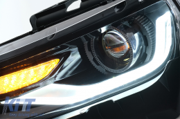 Фарове LED DRL , подходящи за Chevrolet Camaro Mk5 Facelift (2014-2015) Последователни кехлибарени Динамичен Въртящи се светлини Преобразуване на 2016+ Визия-image-6068720