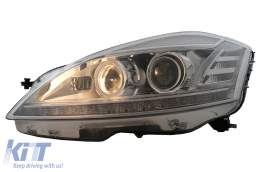 
LED Első lámpák MERCEDES W221 S-osztály (2005-2009) modellekhez, Facelift Dizájn-image-6074996