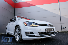 LED Első lámpák VW Golf 7 VII (2012-2017) Facelift G7.5 GTI kinézet dinamikus, sorozatos irányjelző fénnyel-image-6077794