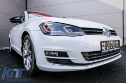 LED Első lámpák VW Golf 7 VII (2012-2017) Facelift G7.5 GTI kinézet dinamikus, sorozatos irányjelző fénnyel-image-6077796