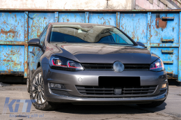 LED Első lámpák VW Golf 7 VII (2012-2017) Facelift G7.5 GTI kinézet dinamikus, sorozatos irányjelző fénnyel-image-6078428