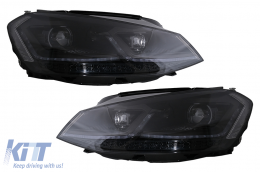 LED Fari per VW Golf 7 12-17 Facelift G7.5 R Line Look Luci Svolta Sequenziali-image-6105930