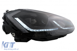 LED Fari per VW Golf 7 12-17 Facelift G7.5 R Line Look Luci Svolta Sequenziali-image-6105936