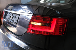 
LED fénysor hátsó lámpa Audi A6 C6 4F Sedan (04.2004-2008) modellekhez, 7-PIN piros/füst-image-6081316