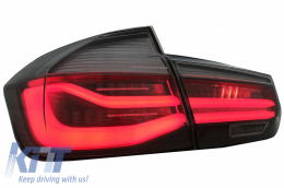 LED Feux arrières pour BMW F30 11-19 Rouge Fumée Conversion en LCI dynamique-image-6024728