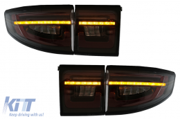 LED Feux arrières pour Rover Discovery Sport L550 14-19 Conversion en 20+ Fumée-image-6067139