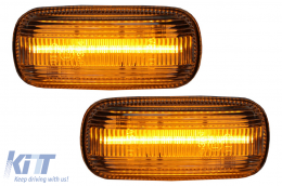 LED Girando Luci per Audi A3 8P 03-12 A4 B6 01-04 A4 B7 04-08 A6 C6 04-11 Chiaro-image-6089715