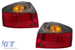 
LED Hátsó lámpa AUDI A4 (8E5, B6) (2001-2004) modellekhez, vörös/füst-image-6089317